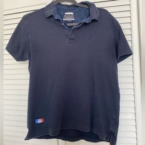 Navy Blue Polo Shirt French made in France cotton
